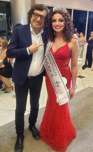 Claudio Cecchetto e Olimpia Giacalone