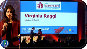 Virginia Raggi-Maker Faire 2017